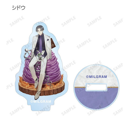 『MILGRAM -ミルグラム-』描き下ろし バースデーver.&休息中ver. トレーディングミニアクリルスタンド(単位/BOX)【202510再販】
